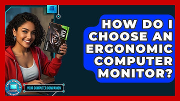 How Do I Choose An Ergonomic Computer Monitor? - Your Computer Companion