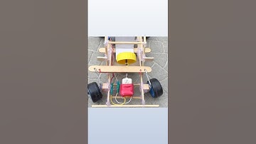 DC Motor Car | #automobile #tech #youtubeshorts #inventions #diy #dcmotor