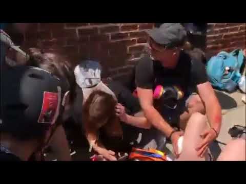 DEADLY & DELIBIRATE JAMES ALEX FIELDS JR. ALLEDGEDLLY RUNS DOWN PROTESTERS LIVE FOOTAGE