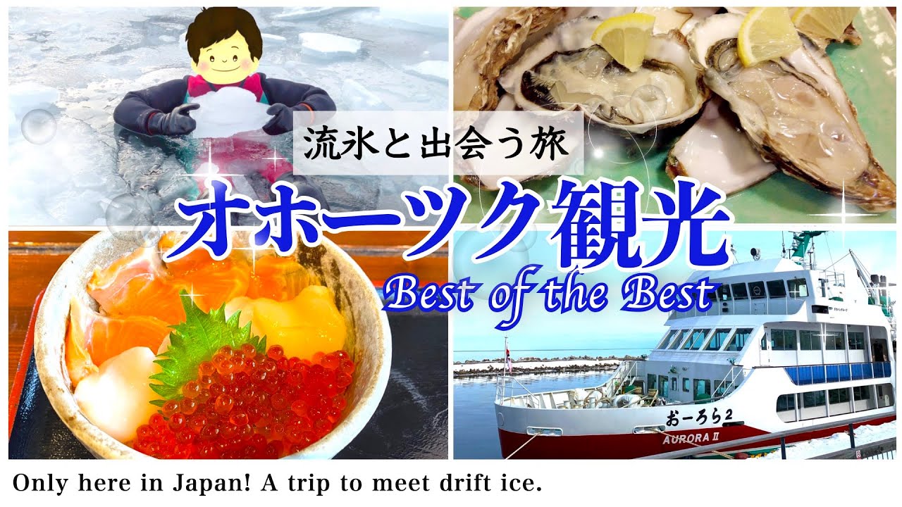 【北海道観光】日本でここだけ！流氷を高確率で見る方法(2023年冬のオホーツク旅行)