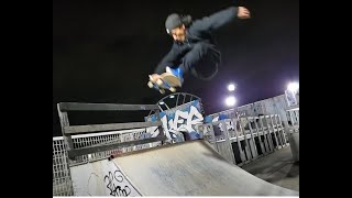 20201209 聖なる夜に鉄腕スケートパークに行ってきたBlaZeクルー