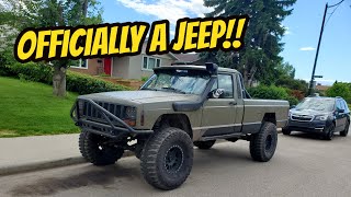Jeep Comanche Gets A Snorkel!