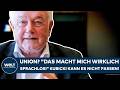 DEUTSCHLAND: Union? "Das macht mich wirklich sprachlos!" Wolfgang Kubicki kann es nicht fassen!
