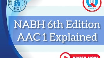 NABH 6th Edition AAC.1 Explained | Clinical Services Scope, Staffing & Display Requirements | Hindi