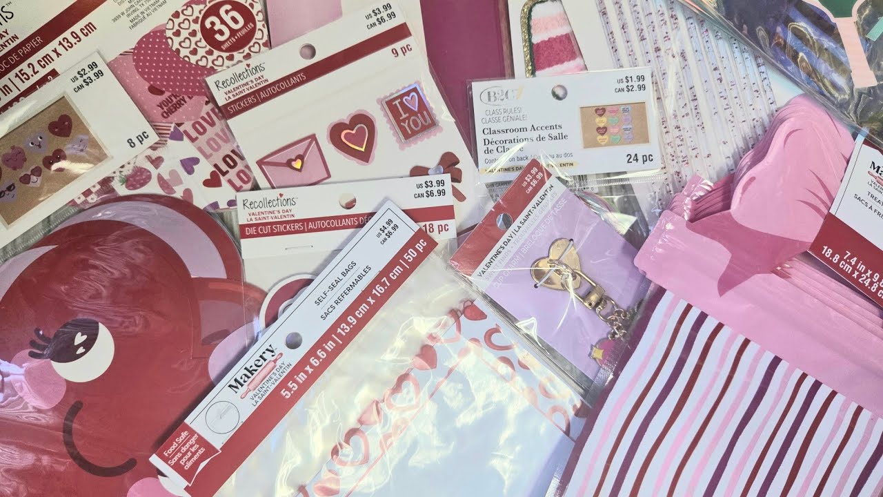 Новые покупки в Michaels! Милые валентинки!!