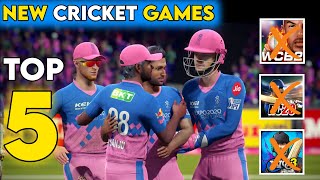 Top 5 Best Cricket Games For Android | Realistic High Graphics New Cricket Games