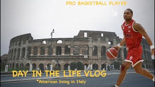 VLOG | DAY IN THE LIFE OF A PROFESSIONAL BASKETBALL PLAYER LIVING IN ITALY