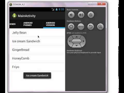 ActionBar Tab ListFragment