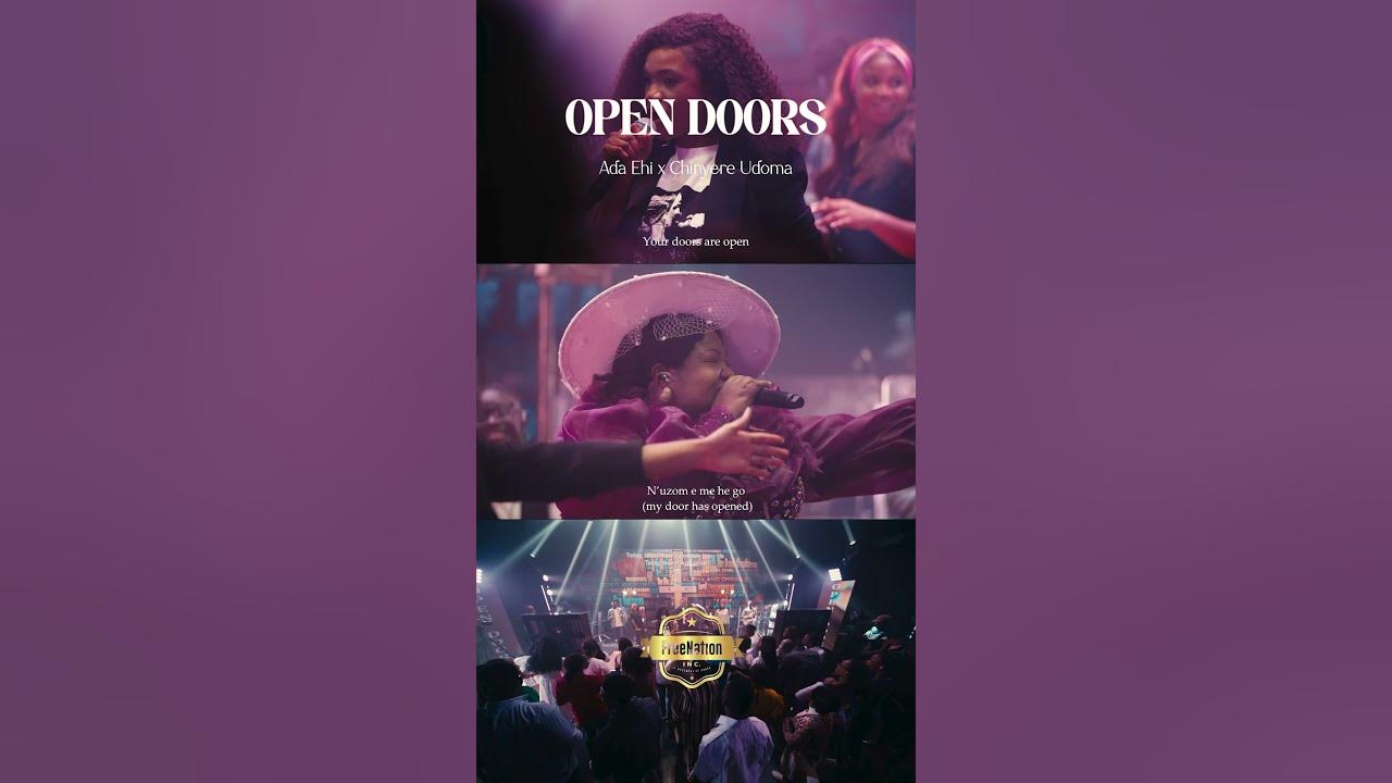 The Doors are Open. In The Name of Jesus 💃🏽 out Tomorrow 🎶 wt @OfficialChinyereUdoma  #Medley