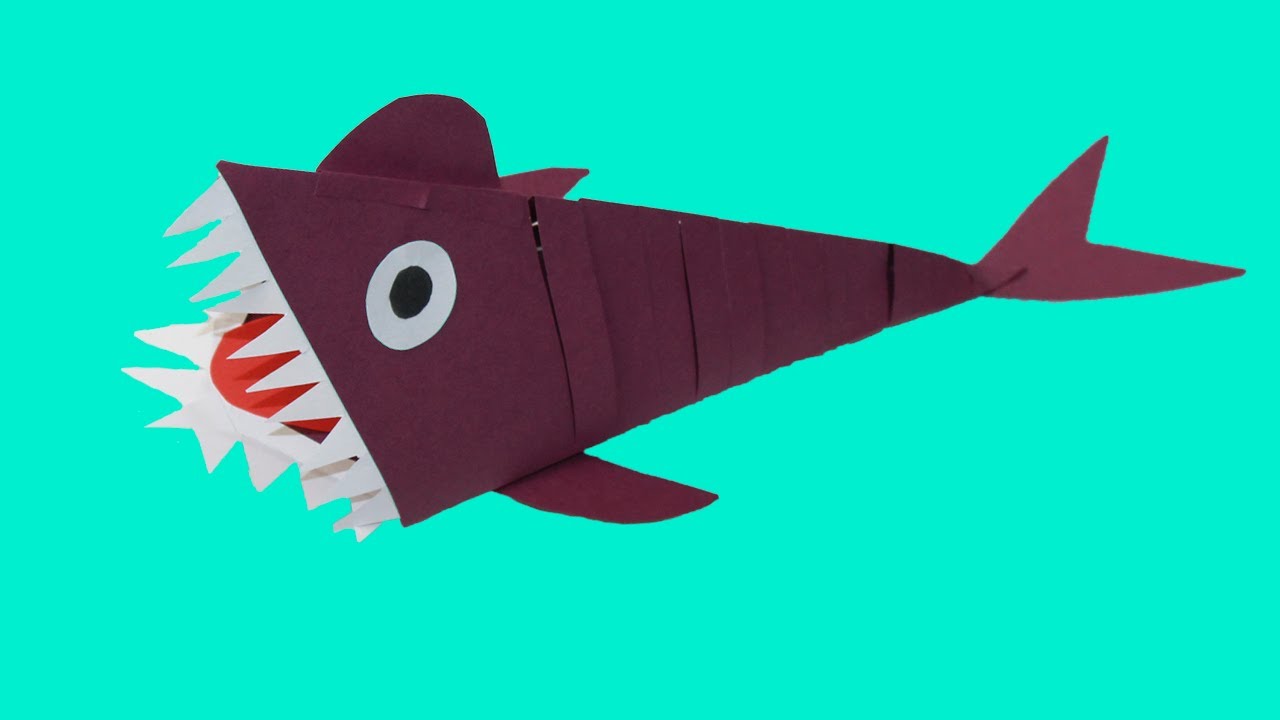 Tiburon de Papel Paso a Paso YouTube