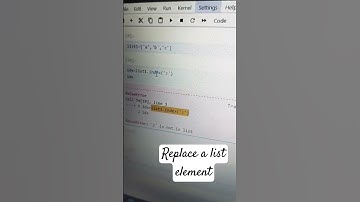Efficient way of replacing a list element in python.