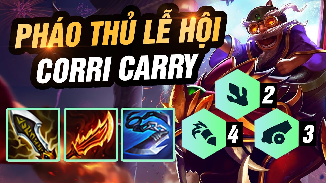 HƯỚNG DẪN ĐỘI HÌNH PHÁO THỦ – LUYỆN RỒNG – LỄ HỘI | CORKI CARRY TRỞ LẠI META SIÊU KHỎE ĐTCL 12.12