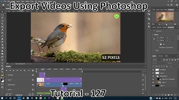 Adobe Photoshop-Tutorial 127 (Exporting Video using Photoshop)🔥🔥🔥