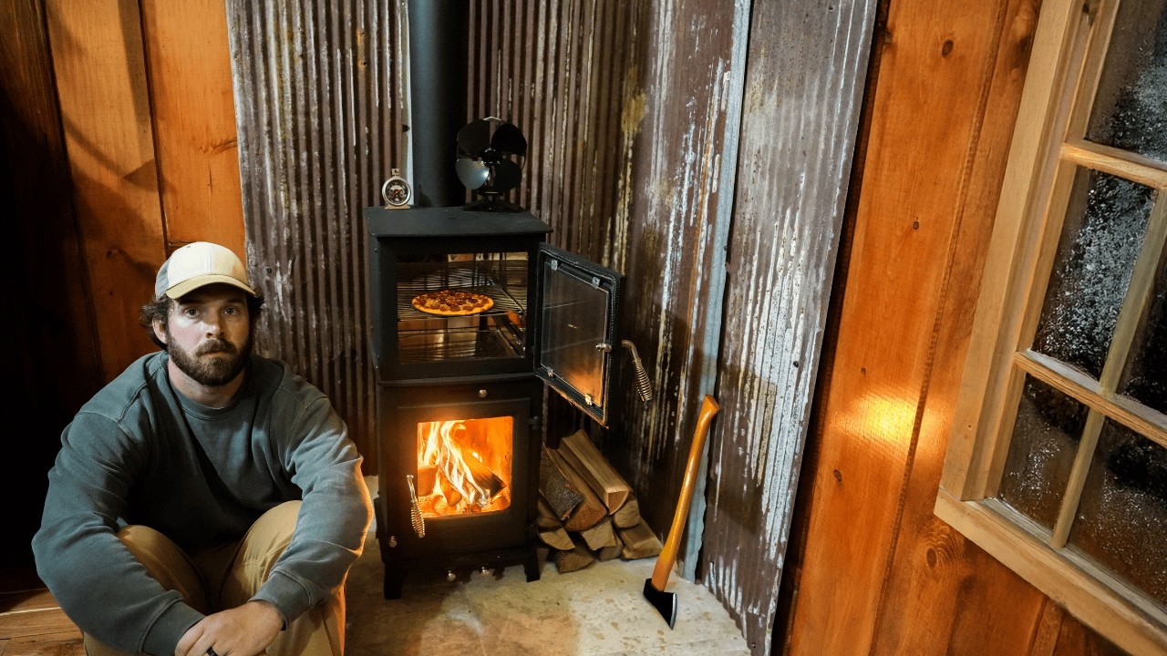 Самая тёплая дровяная печь для самых холодных зимних ночей (уникальная)