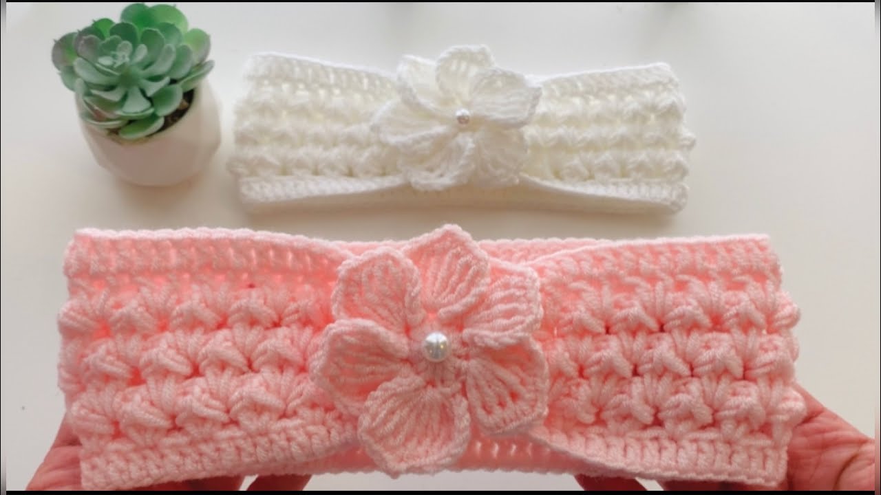 sentido celebracion Tecnología Diadema fácil tejida a crochet PATRÓN DE CROCHET - YouTube