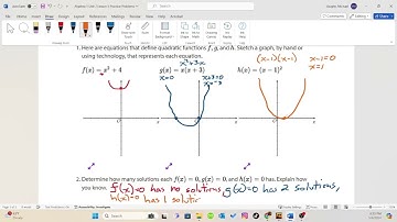 Algebra 1 Unit 7 Lesson 5 Practice Problems