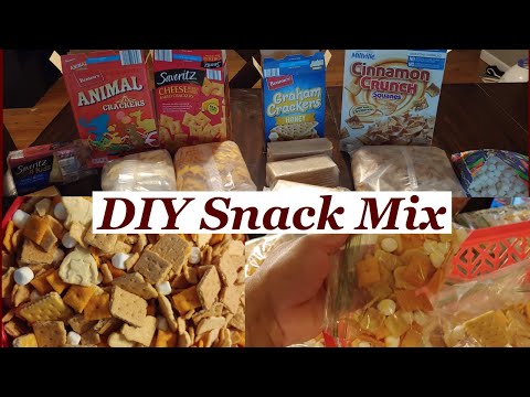 Cheap & Easy Homemade Snack Mix Recipe | Kid Friendly DIY Snack Mix