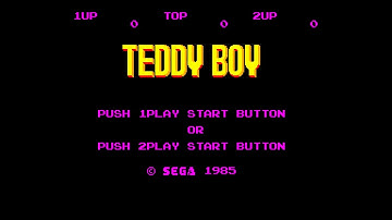 Teddy Boy (Master System PSG 60Hz / US) - Intro / Attract Mode