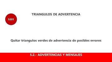 Curso de Excel - Quitar triángulos verdes de advertencia de posibles errores