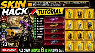 PUBG 4.4 SKIN HACK | BGMI X SUIT FREE | BGMI SKIN HACK | BGMI SKIN MOD APK 4.4 | SKIN HACK BGMI 4.4 screenshot 4