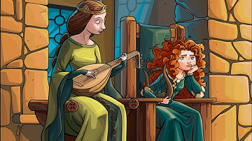 Happy Colour - Colour by Number. Disney Brave. Merida Is Not A Typical Princess. Music Bores Her 🎶😒
