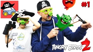 🐽 #1 ПЕРНАТЫЕ ХОЛМЫ. Энгри Бердс 2. Прохождение игры Angry Birds 2 — Жестянка