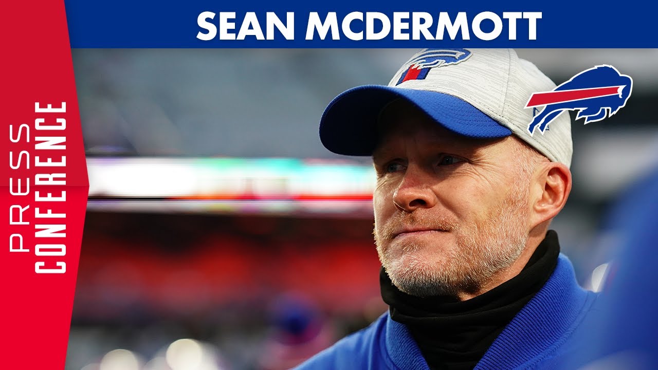 Buffalo Bills Head Coach Sean McDermott After Bills Win the AFC East | Victory Over Jets