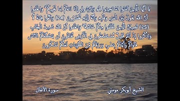 سورة الانفال والتوبة I صلاة العشاء 19 رمضان 1439 هـ I الشيخ أبوبكر مومني حفظه الله