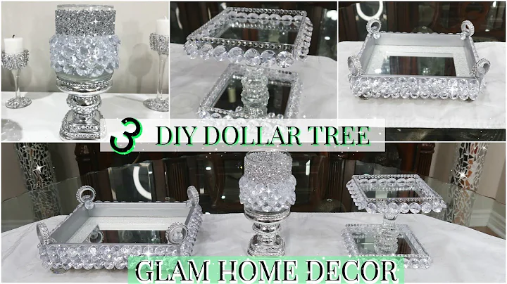 DOLLAR TREE DIY | HOME DECOR | DIY GLAM DECORATING IDEAS ON A BUDGET FOR SPRING/SUMMER 2020