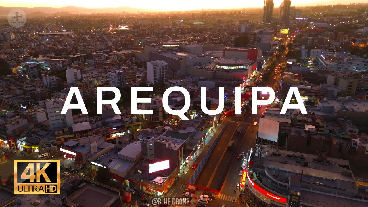 Arequipa, Perú 🇵🇪 , segunda ciudad del país en 4K 60FPS ULTRA HD Video by Drone