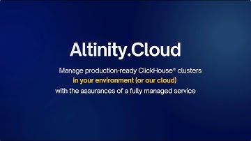 How to Disconnect Easily from ClickHouse® | Altinity.Cloud | Managed Service for ClickHouse