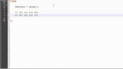 PHP Tutorial #8 - Estructuras de datos, Español