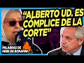 HEBE TOTALMENTE ENCENDIDA LE LANZA incisivas preguntas a Alberto "Siento vergüenza de haberlo votado