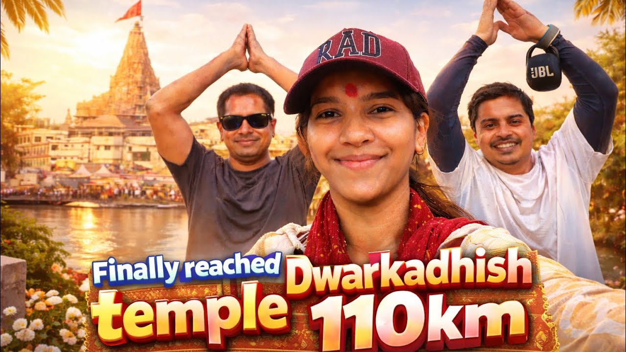 Walked 110 KM to Dwarka for Holi 😳 | Padyatra Final Day