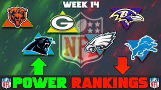 NFL Week 14 Power Rankings | Bears Up & Birds Down!