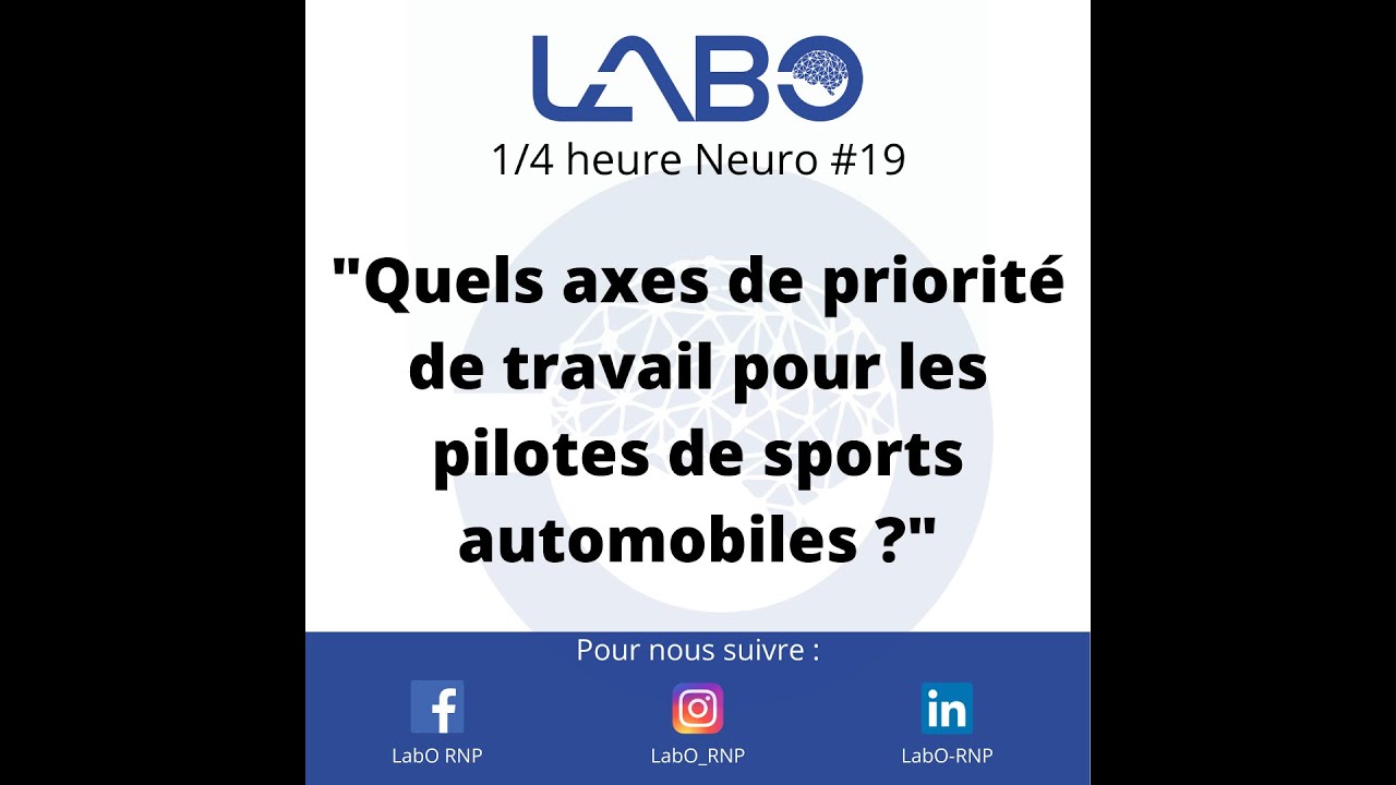 Entraînement neurovisuel du pilote automobile : les priorités d'intégration neuro