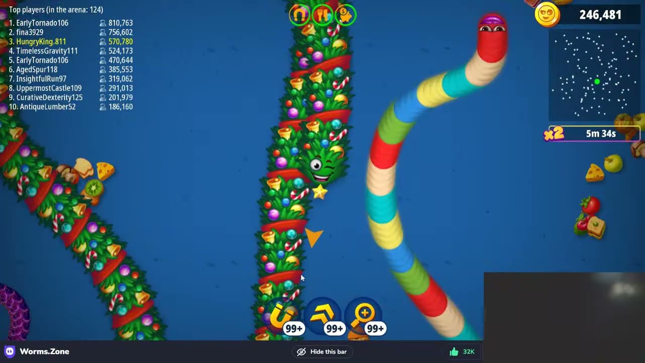 worm Zone 072 the fun begins...