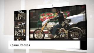 Top 10 Celebrities that you didn't know rode Motorcycles
