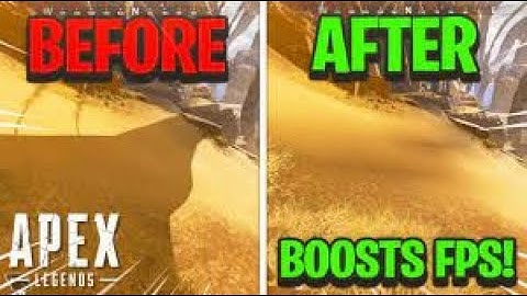 How to remove shadows on apex legends for better performance and fps