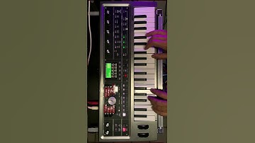 MY NEW PRESETS ON THE MICROKORG 2 (no talking, just tweaking) #microkorg #shorts #korg