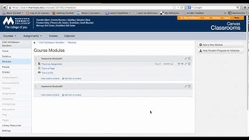Canvas: "Hide" upcoming material from students