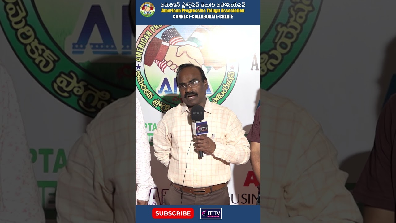 Inspirational Insights  APTA Ravindranath Tagore | American Progressive Telugu Association #shorts