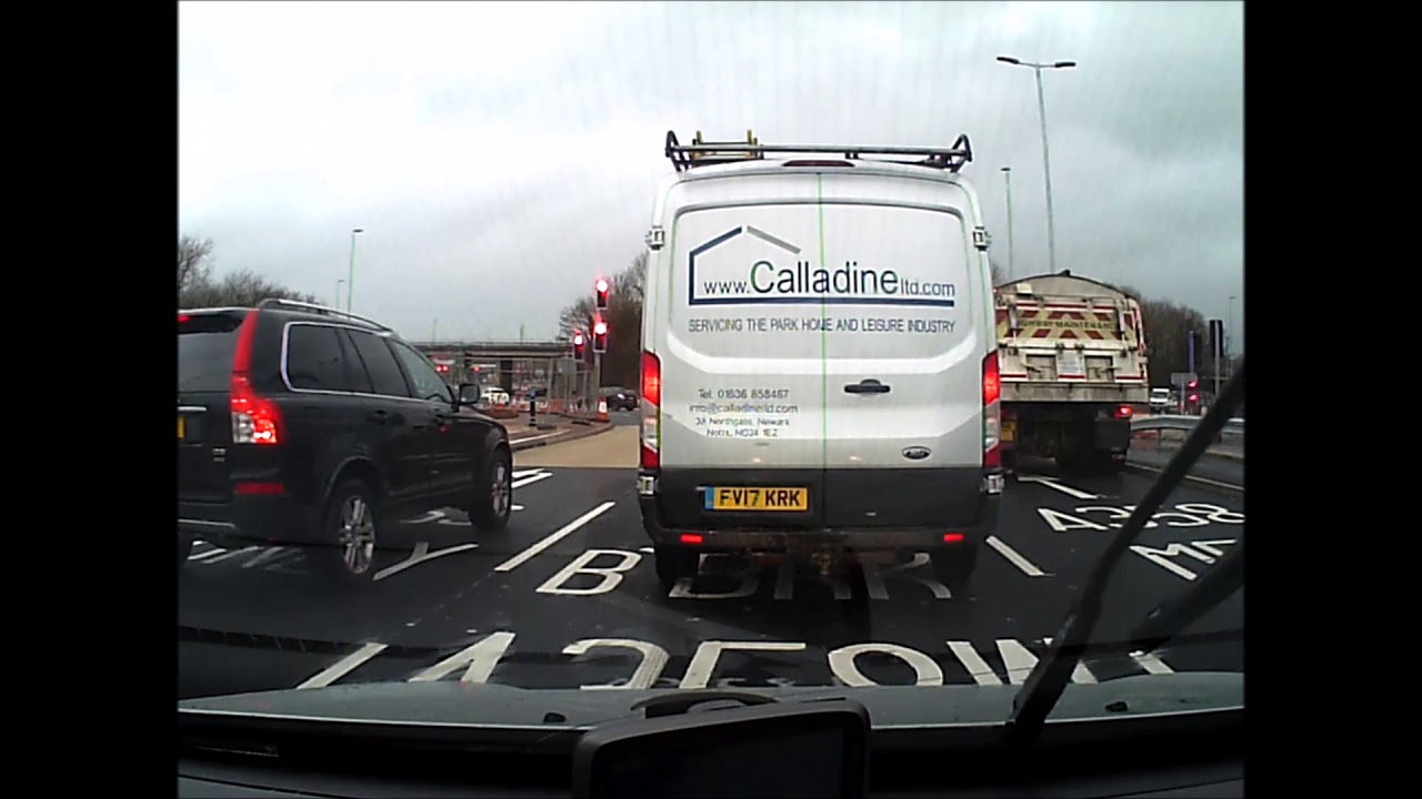 new road layout at m5 taunton