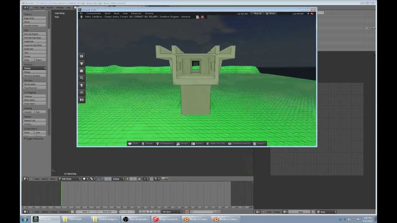 Second Life Mesh Physics Basics - YouTube