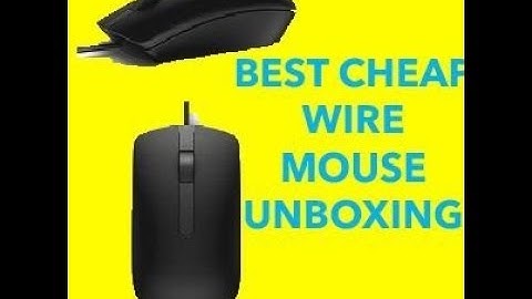 BEST CHEAP WIRED MOUSE UNBOXING