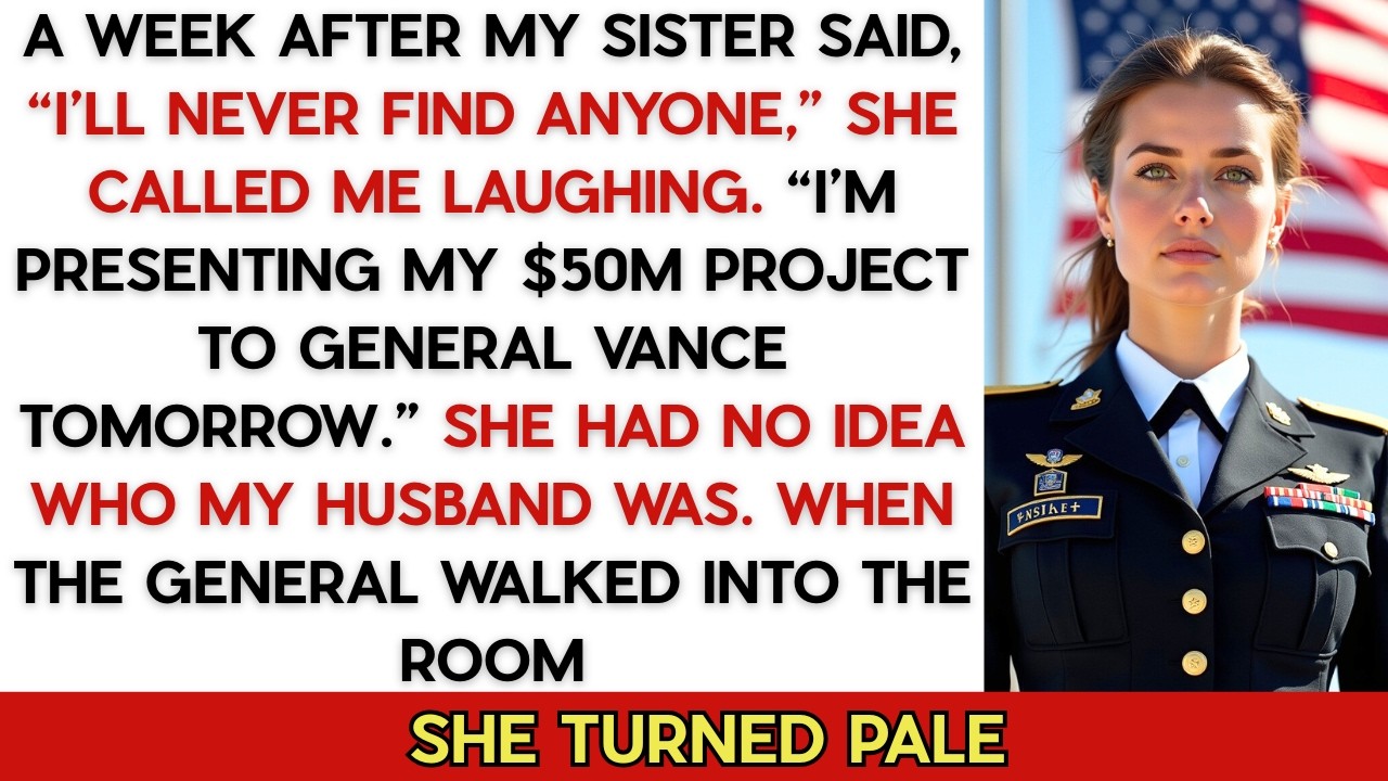 My Sister Said “You'll Never Find Anyone” — My Husband Is The General She's Been Pitching To.