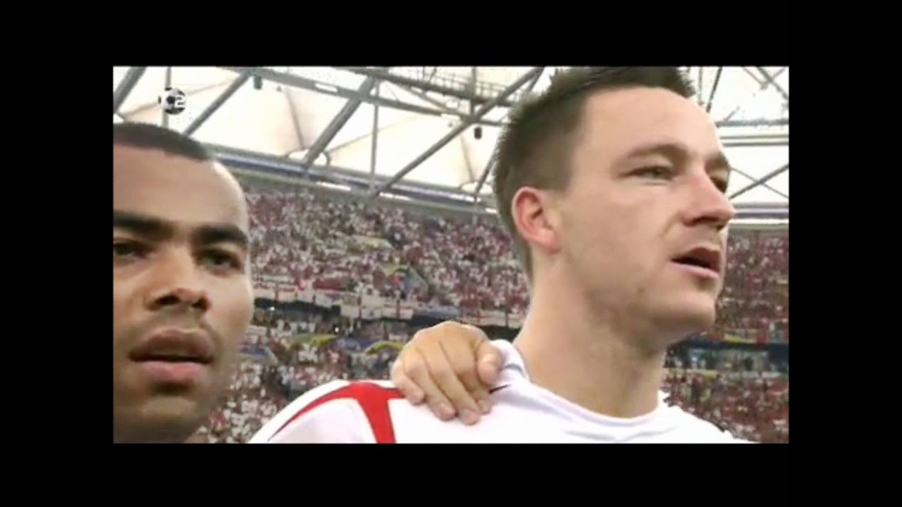 England National Anthem (God Save The Queen) - Beckham, Terry, Gerrard, Lampard, ..