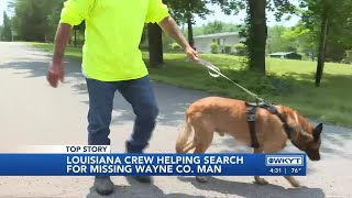 WATCH | Well-known search crew comes to Kentucky to help look for missing man