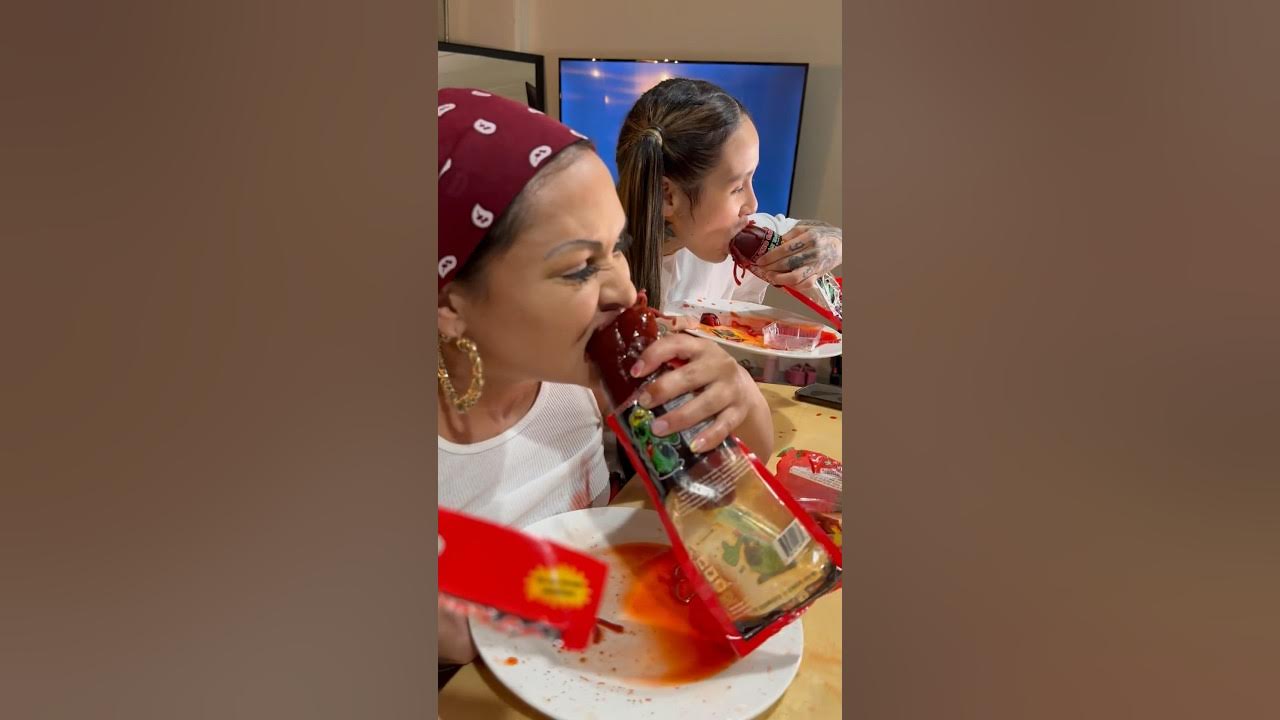 I’m never doing a Mukbang again Chamoy Pickle 🤢 ⁠ youtubeshorts 