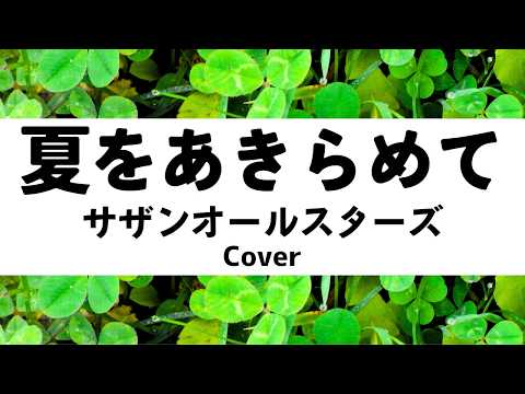 サザンオールスターズ:夏をあきらめて(Cover)